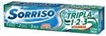 #Creme Dental Sorriso Tripla1.2.3 Vitamina 90g